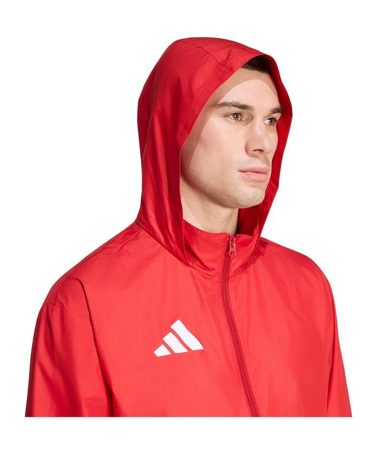adidas adidas Entrada 26 Regenjacke Dunkel Regenjacke Herren - rot - 2 | SportScheck