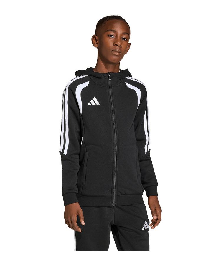 adidas adidas Tiro 26 League Kapuzenjacke Kids Trainingsjacke Kinder - schwarzweiss - 0 | SportScheck