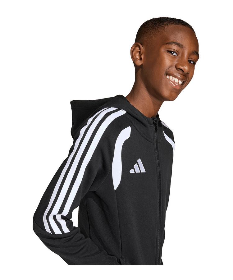 adidas adidas Tiro 26 League Kapuzenjacke Kids Trainingsjacke Kinder - schwarzweiss - 2 | SportScheck