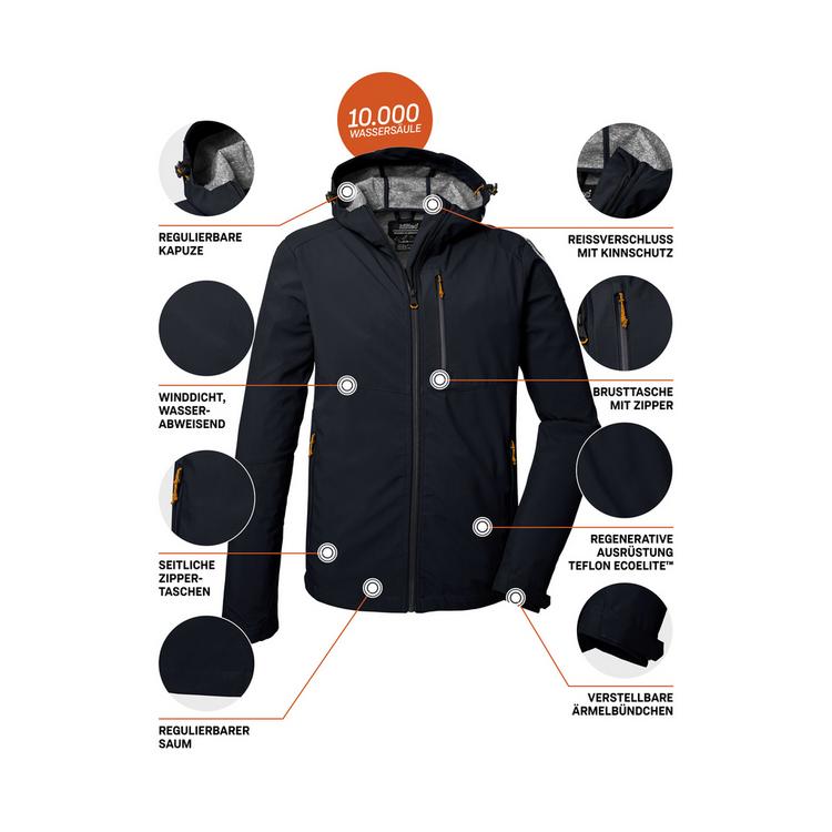 KILLTEC KILLTEC KOS 259 Funktionsjacke Herren - Schwarz01106 - 3 | SportScheck