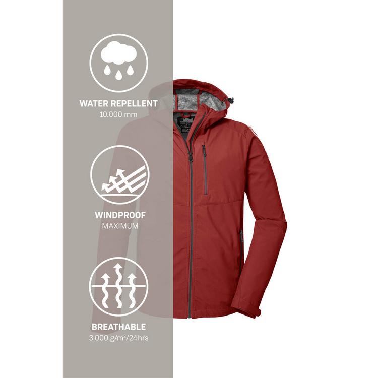 KILLTEC KILLTEC KOS 259 Funktionsjacke Herren - Rot - 4 | SportScheck
