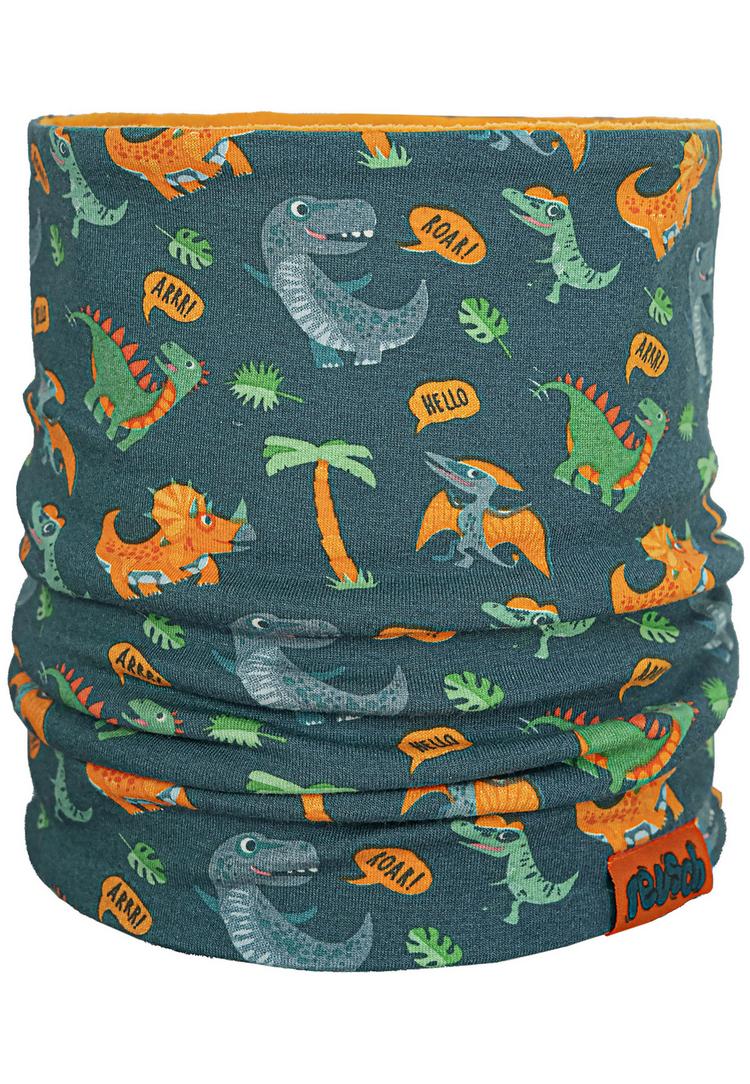 Reusch Reusch Reusch Kids Hat and Scarf Set Skim&uuml;tze - 4573 dark blue / dinosaurs - 1 | SportScheck