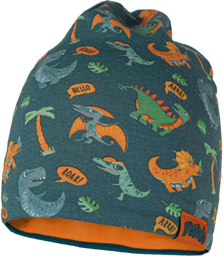 Reusch Reusch Reusch Kids Hat and Scarf Set Skim&uuml;tze - 4573 dark blue / dinosaurs - 6 | SportScheck