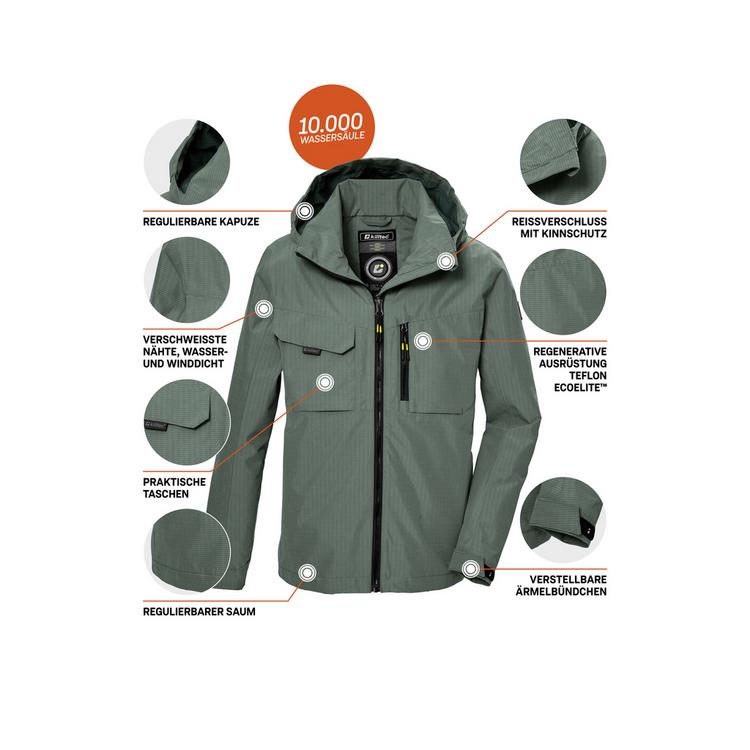 KILLTEC KILLTEC KOS 140 Softshelljacke Jungen - Oliv101 - 3 | SportScheck