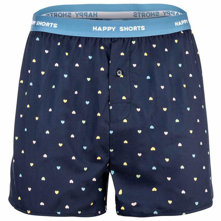 HAPPY SHORTS HAPPY SHORTS Web-Boxershorts Unterhose Herren - Hearts - 0 | SportScheck