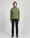 Jeff Green 1/4 Zip Strickfleecepullover Helmi Fleecejacke Damen - Dusky Green