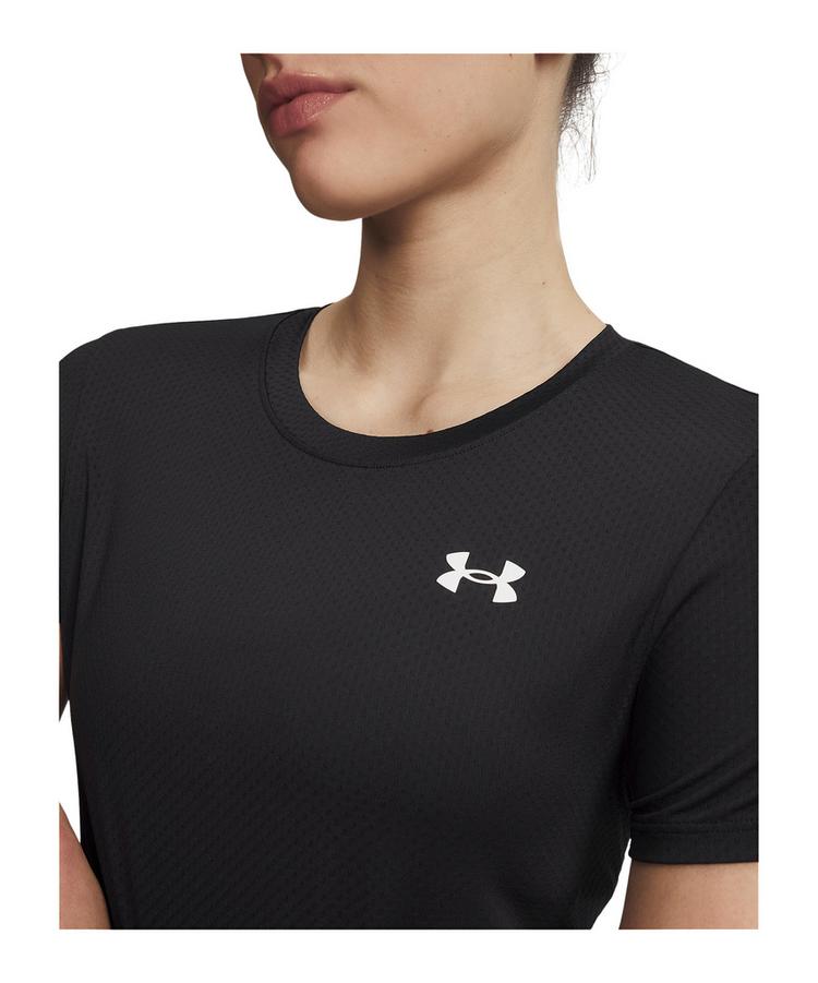 Under Armour Under Armour Tech Mesh T-Shirt Damen Laufshirt Damen - schwarz - 0 | SportScheck