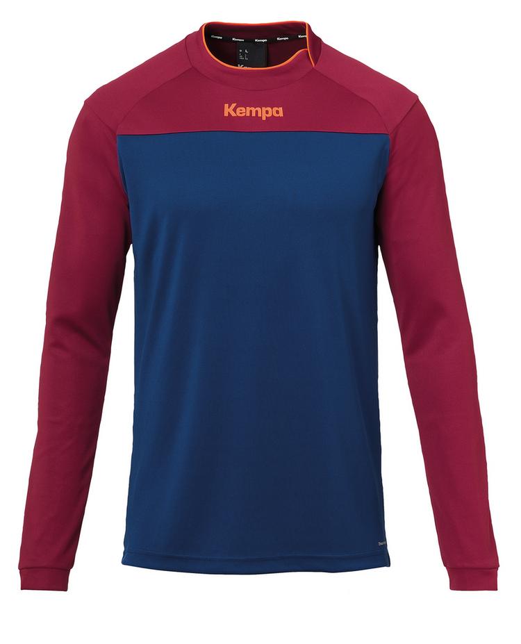 Kempa Kempa PRIME LANGARMSHIRT Longshirt Kinder - deep blau/deep rot - 0 | SportScheck