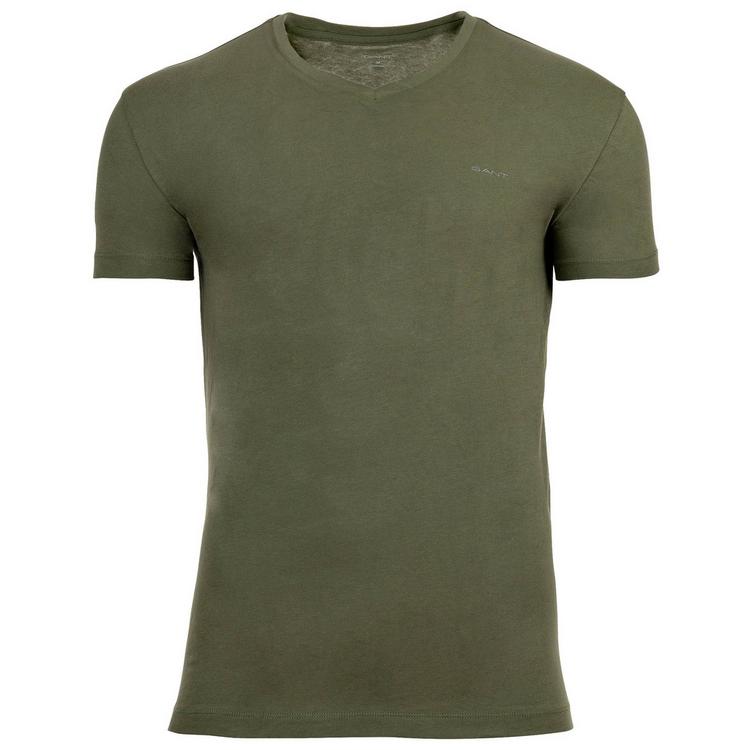 GANT GANT T-Shirt T-Shirt Herren - Gr&uuml;n (Dry Herb) - 0 | SportScheck