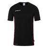 Uhlsport Progressive 28 Poly T-Shirt - schwarz/rot