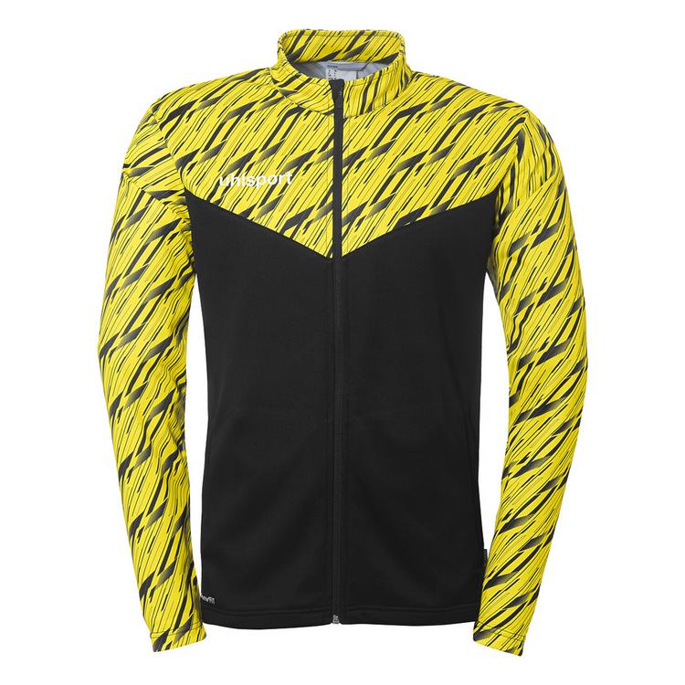 Uhlsport Uhlsport Progressive 28 Poly Trainingsjacke - schwarz/limonengelb - 0 | SportScheck