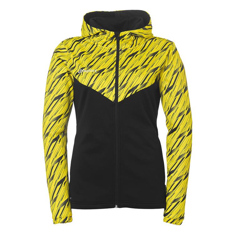 Uhlsport Uhlsport Progressive 28 Multi Women Kapuzenjacke Damen - schwarz/limonengelb - 0 | SportScheck