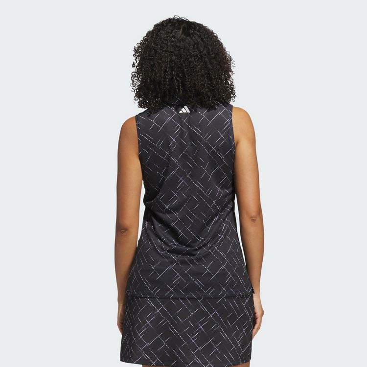 adidas adidas Ultimate365 Printed Sleeveless Poloshirt Poloshirt Damen - Black - 1 | SportScheck