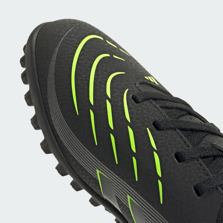adidas adidas Predator Club Kids Fu&szlig;ballschuh, Fu&szlig;ballschuhe Kinder - Core Black / Carbon / Lucid Lemon - 5 | SportScheck