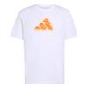 adidas TENNIS CLAY IS NOT T-SHIRT MIT GRAFIK T-Shirt Herren - White