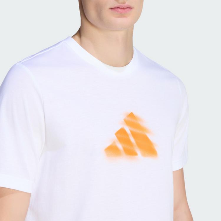 adidas adidas TENNIS CLAY IS NOT T-SHIRT MIT GRAFIK T-Shirt Herren - White - 0 | SportScheck