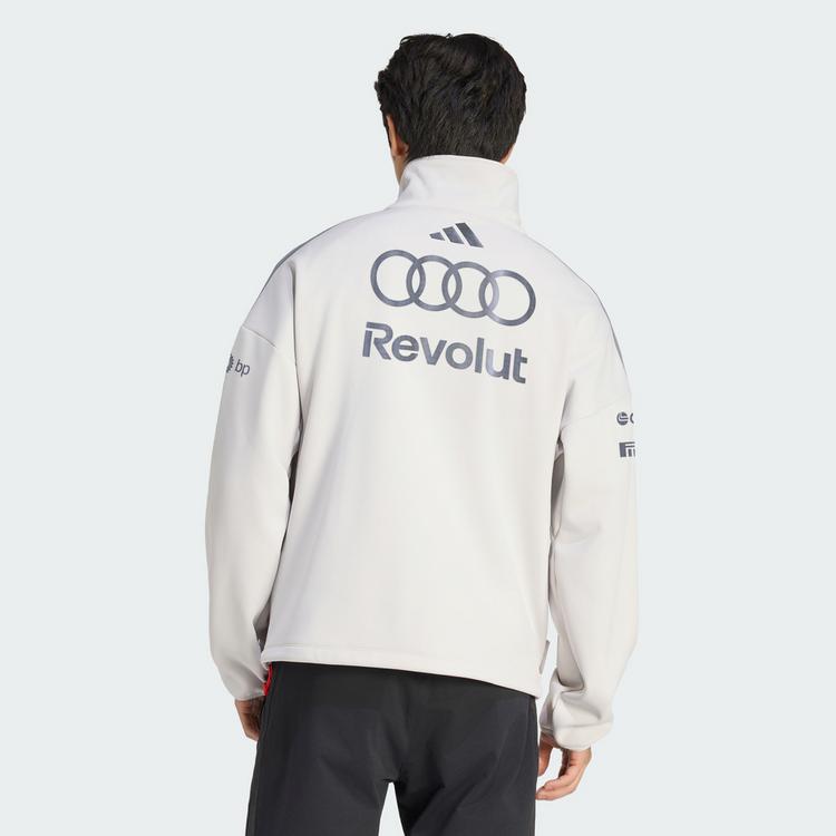 adidas adidas AUDI REVOLUT F1 TEAM Fleecejacke Herren - Chalk Pearl / Iron Metallic - 1 | SportScheck
