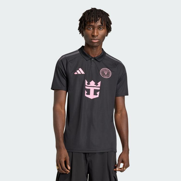 adidas adidas Inter Miami 26/27 Messi Ausw&auml;rtstrikot Teamtrikot Herren - Black / Bliss Pink - 0 | SportScheck