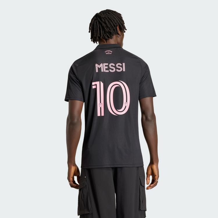 adidas adidas Inter Miami 26/27 Messi Ausw&auml;rtstrikot Teamtrikot Herren - Black / Bliss Pink - 1 | SportScheck