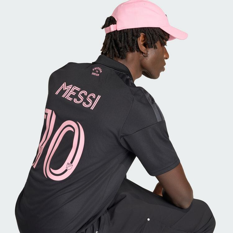 adidas adidas Inter Miami 26/27 Messi Ausw&auml;rtstrikot Teamtrikot Herren - Black / Bliss Pink - 2 | SportScheck