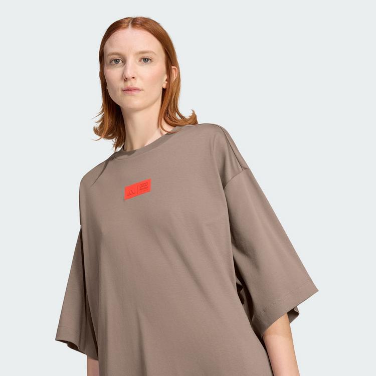 adidas adidas AUDI REVOLUT F1 TEAM ELEVATED GRAFIK Funktionstop Damen - Simple Brown / Hi-Res Red - 0 | SportScheck