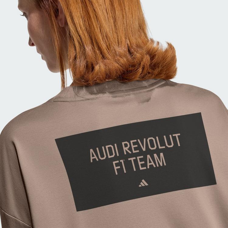 adidas adidas AUDI REVOLUT F1 TEAM ELEVATED GRAFIK Funktionstop Damen - Simple Brown / Hi-Res Red - 1 | SportScheck