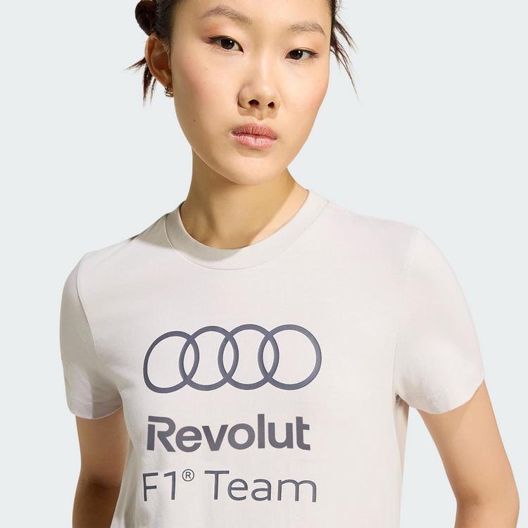 adidas adidas AUDI&nbsp;REVOLUT&nbsp;F1&nbsp;TEAM&nbsp;DNA&nbsp;GRAFIK&nbsp;T-SHIRT Funktionstop Damen - Chalk Pearl - 0 | SportScheck