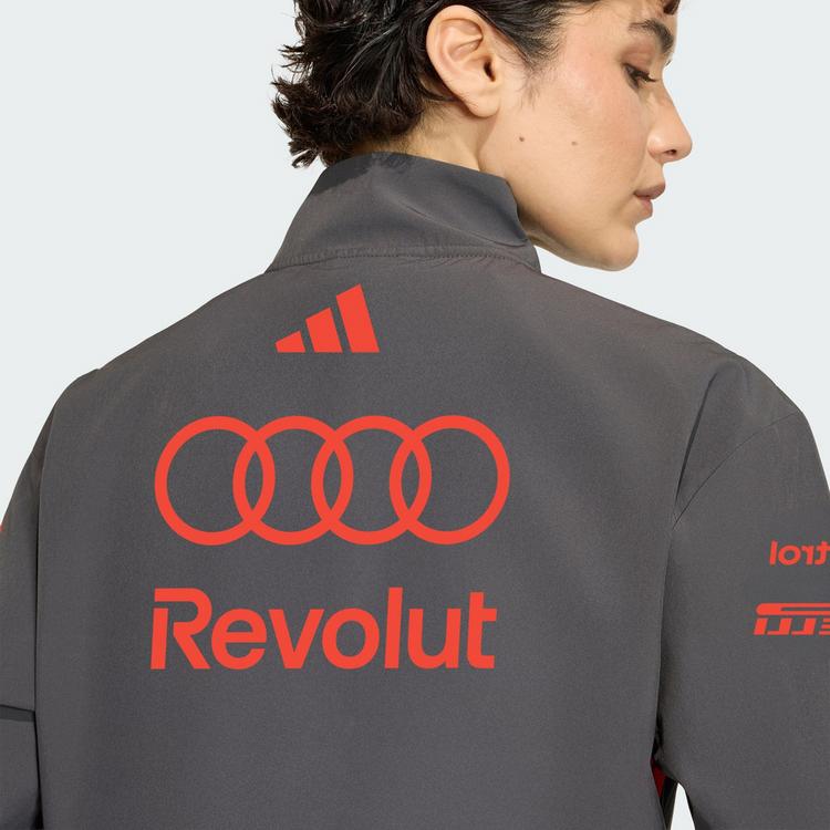 adidas adidas AUDI REVOLUT F1 TEAM MECHANICS Trainingsanzug Damen - Utility Black / Hi-Res Red - 1 | SportScheck