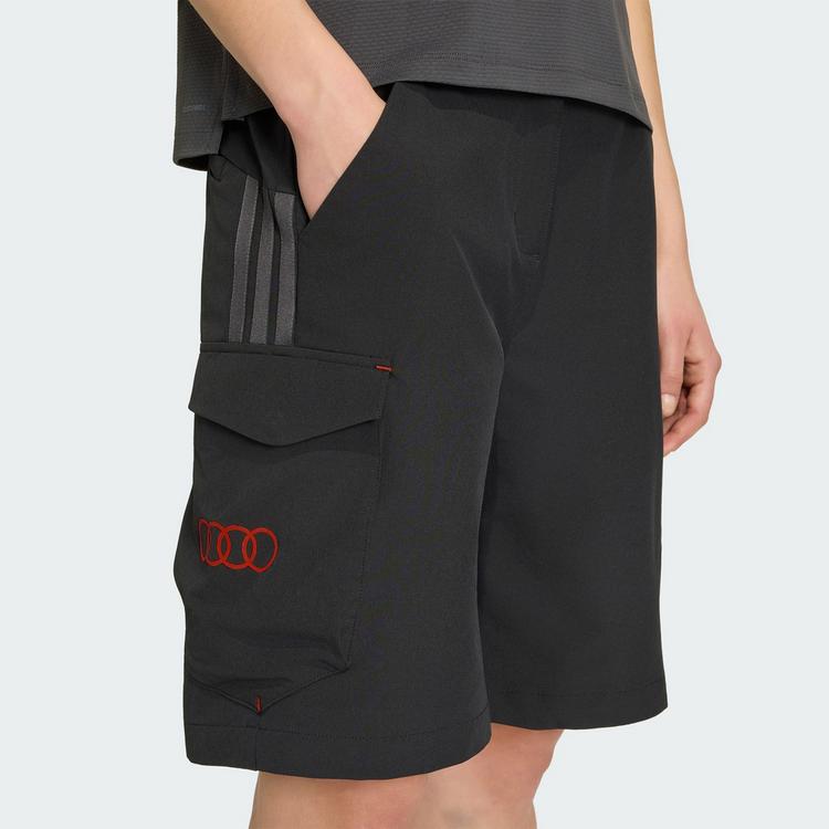 adidas adidas AUDI REVOLUT F1 TEAM MECHANICS SHORTS Fahrradshorts Damen - Black - 1 | SportScheck