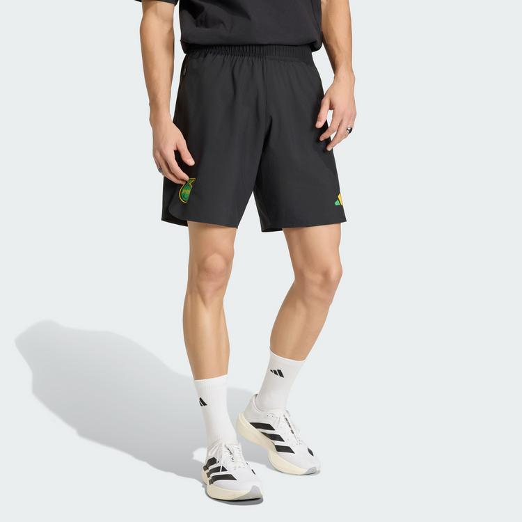 adidas adidas Jamaika x Bob Marley Tiro Travel Shorts Fu&szlig;ballshorts Herren - Black - 0 | SportScheck