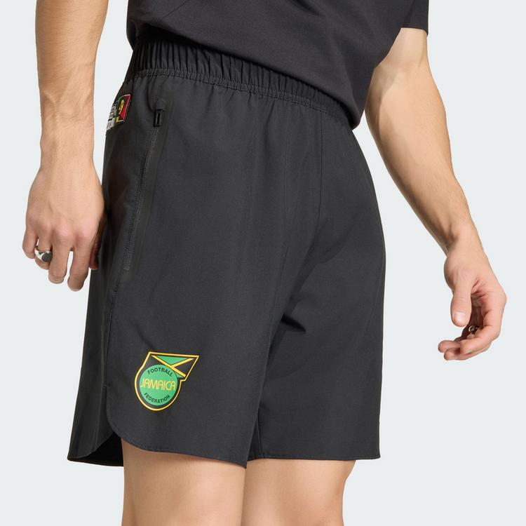adidas adidas Jamaika x Bob Marley Tiro Travel Shorts Fu&szlig;ballshorts Herren - Black - 0 | SportScheck