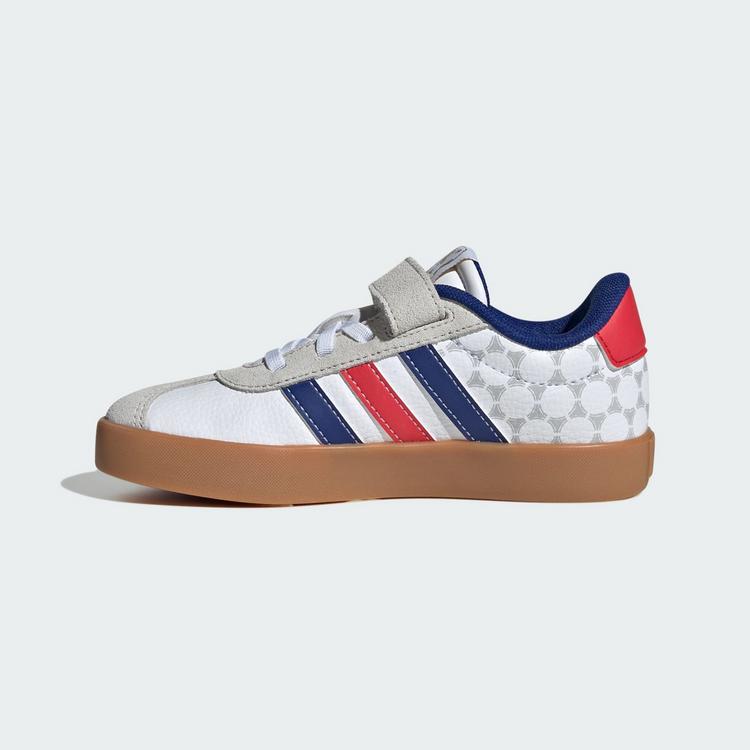 adidas adidas VL Court 3.0 Kids Schuh Sneaker Kinder - Cloud White / Pure Ruby / Mystery Ink - 5 | SportScheck