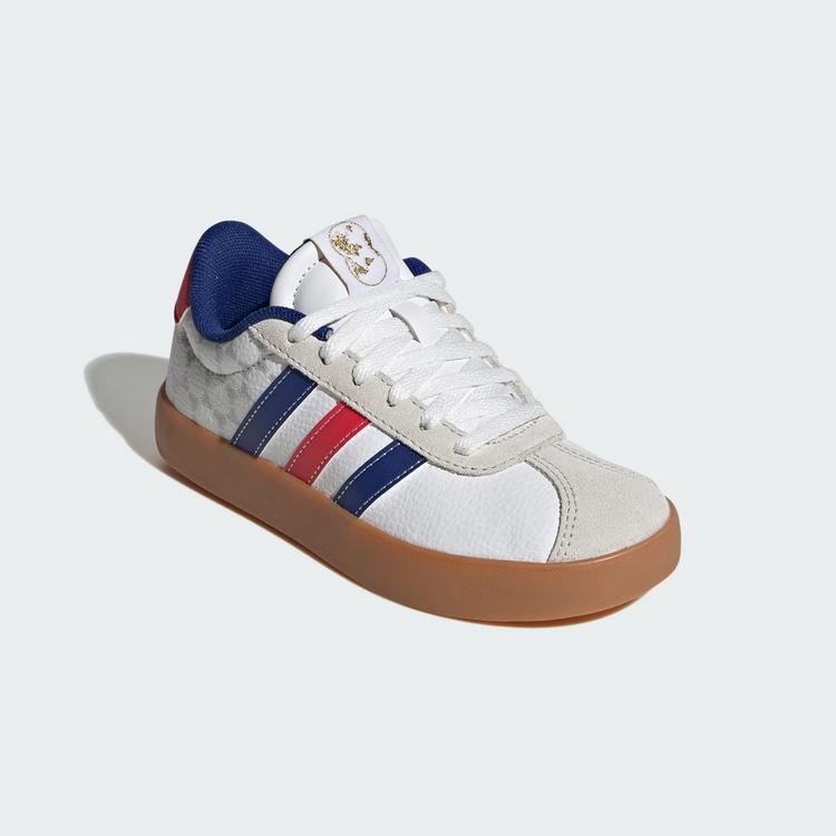 adidas adidas VL Court 3.0 Kids Schuh Sneaker Kinder - Cloud White / Pure Ruby / Mystery Ink - 3 | SportScheck