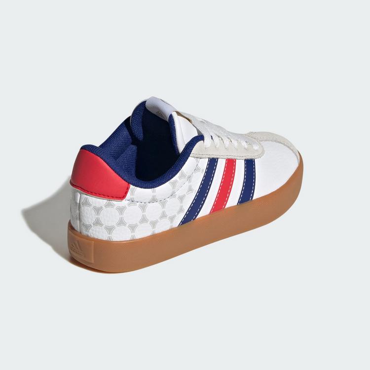 adidas adidas VL Court 3.0 Kids Schuh Sneaker Kinder - Cloud White / Pure Ruby / Mystery Ink - 4 | SportScheck