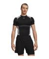 Under Armour HG Elite Comp T-Shirt Laufshirt Herren - schwarz
