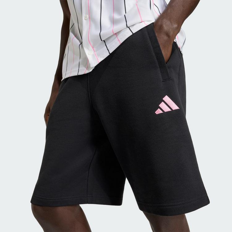 adidas adidas Inter Miami CF Shorts Fu&szlig;ballshorts Herren - Black / Bliss Pink - 0 | SportScheck