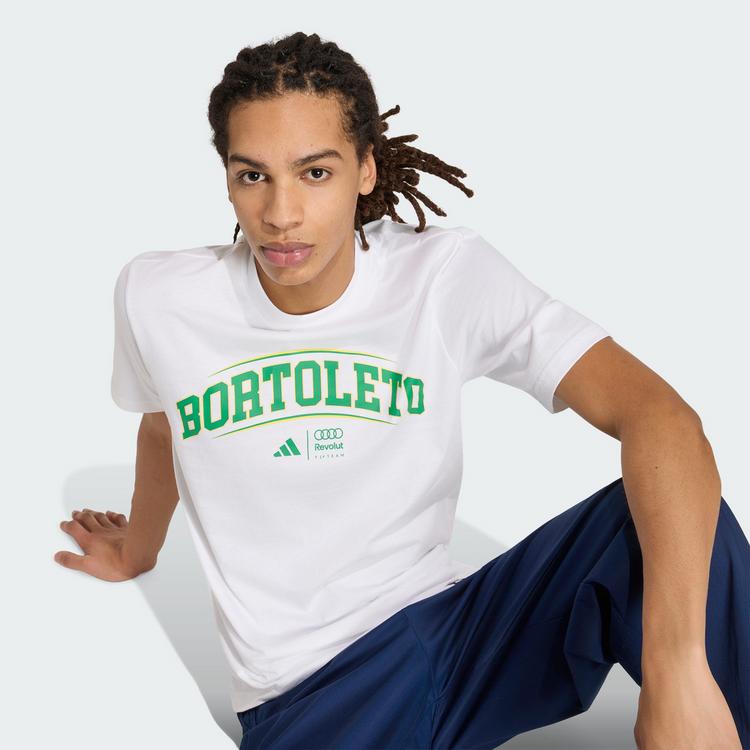 adidas adidas AUDI REVOLUT F1 TEAM GABRIEL BORTOLETO Printshirt Herren - White / Green - 0 | SportScheck