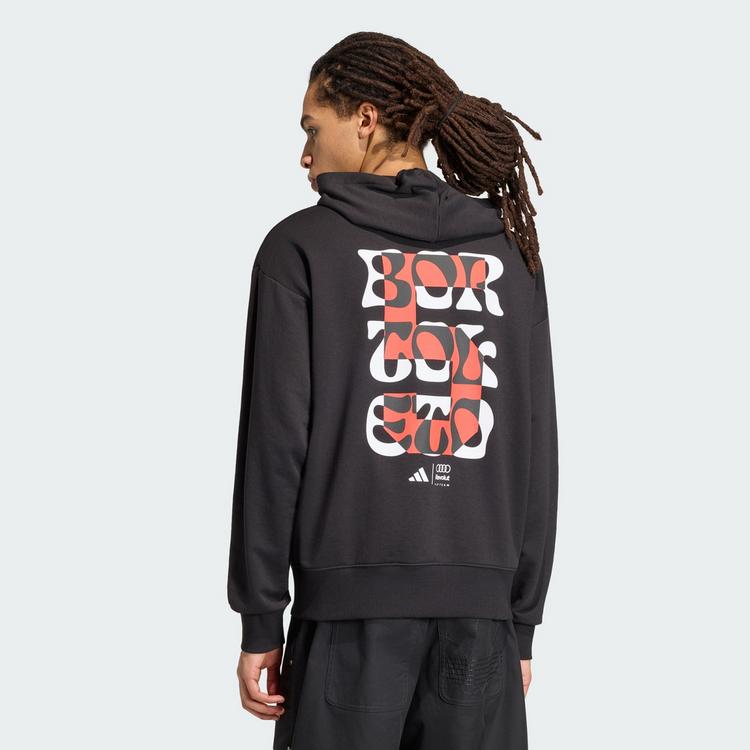 adidas adidas AUDI REVOLUT F1 TEAM GABRIEL BORTOLETO Hoodie Herren - Black / Hi-Res Red - 1 | SportScheck
