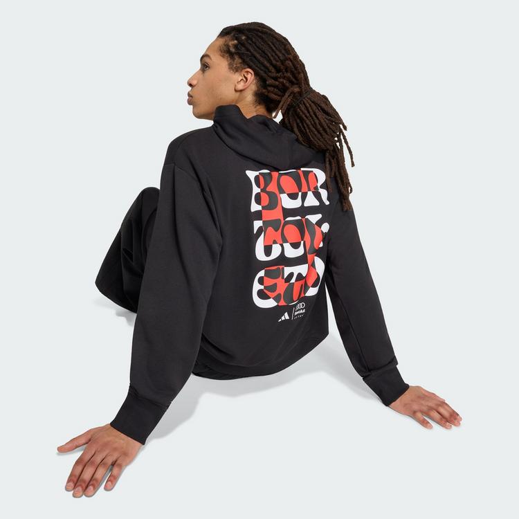 adidas adidas AUDI REVOLUT F1 TEAM GABRIEL BORTOLETO Hoodie Herren - Black / Hi-Res Red - 0 | SportScheck