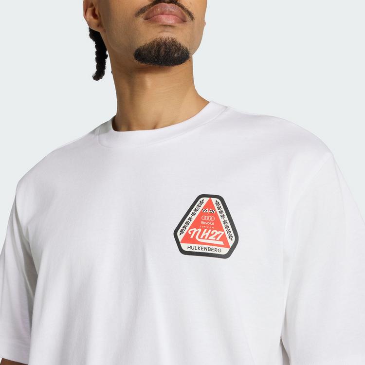 adidas adidas AUDI REVOLUT F1 TEAM NICO H&Uuml;LKENBERG Funktionstop Herren - White / Hi-Res Red - 0 | SportScheck