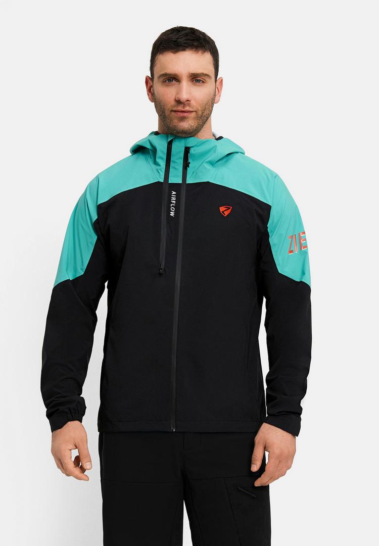 Ziener Ziener NEMIL-Z Fahrradjacke Herren - black.tropical teal - 0 | SportScheck