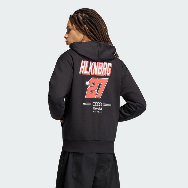 adidas adidas AUDI REVOLUT F1 TEAM NICO H&Uuml;LKENBERG Hoodie Herren - Black / Hi-Res Red - 1 | SportScheck