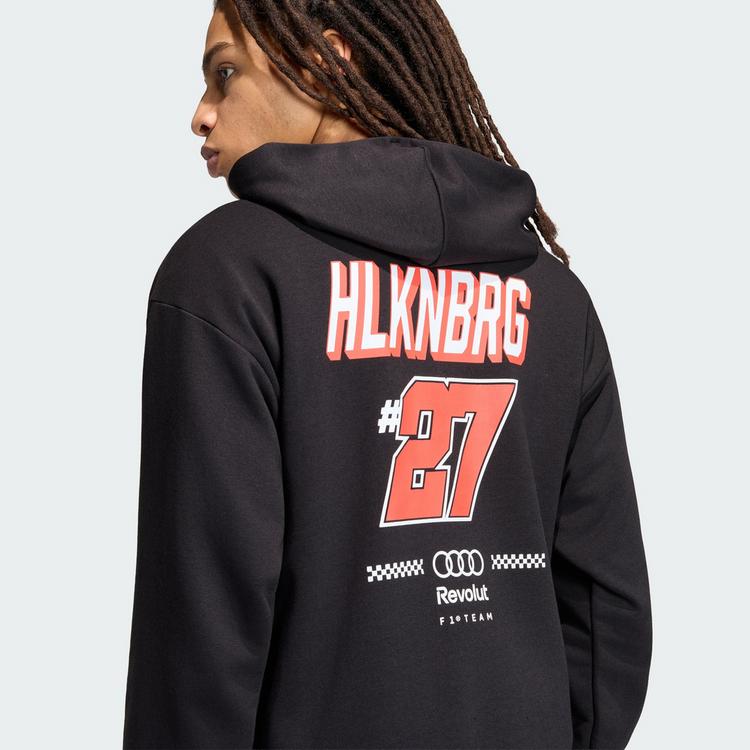 adidas adidas AUDI REVOLUT F1 TEAM NICO H&Uuml;LKENBERG Hoodie Herren - Black / Hi-Res Red - 1 | SportScheck