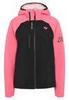 Ziener NEHLE-Z Fahrradjacke Damen - black.strawberry sorbet