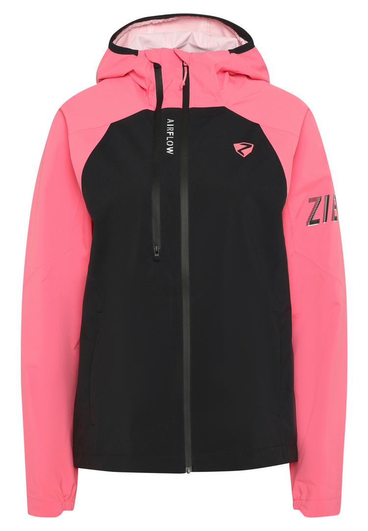 Ziener Ziener NEHLE-Z Fahrradjacke Damen - black.strawberry sorbet - 0 | SportScheck
