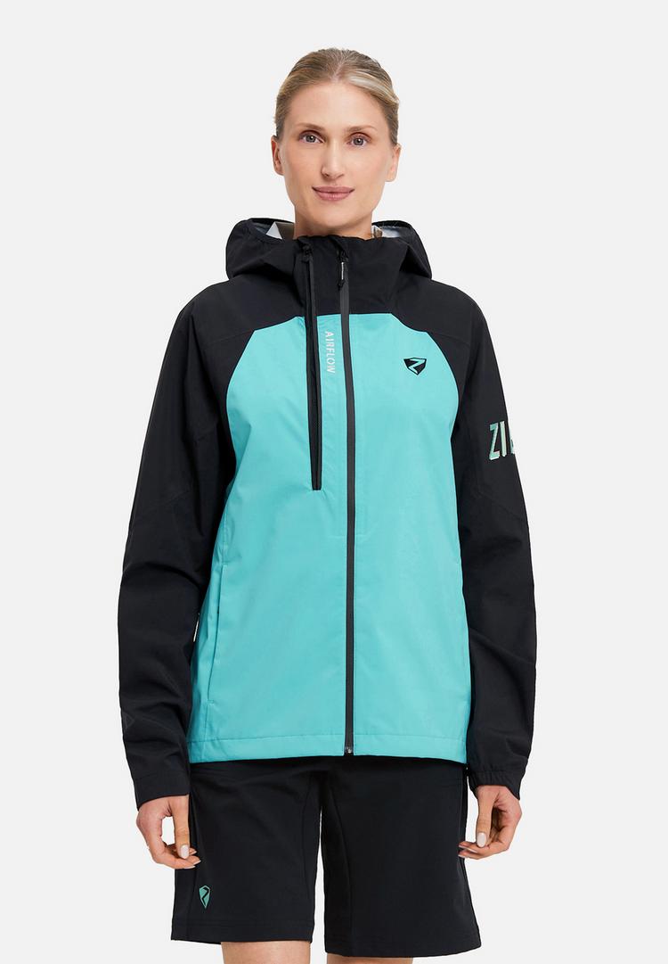 Ziener Ziener NEHLE-Z Fahrradjacke Damen - tropical teal.black - 0 | SportScheck