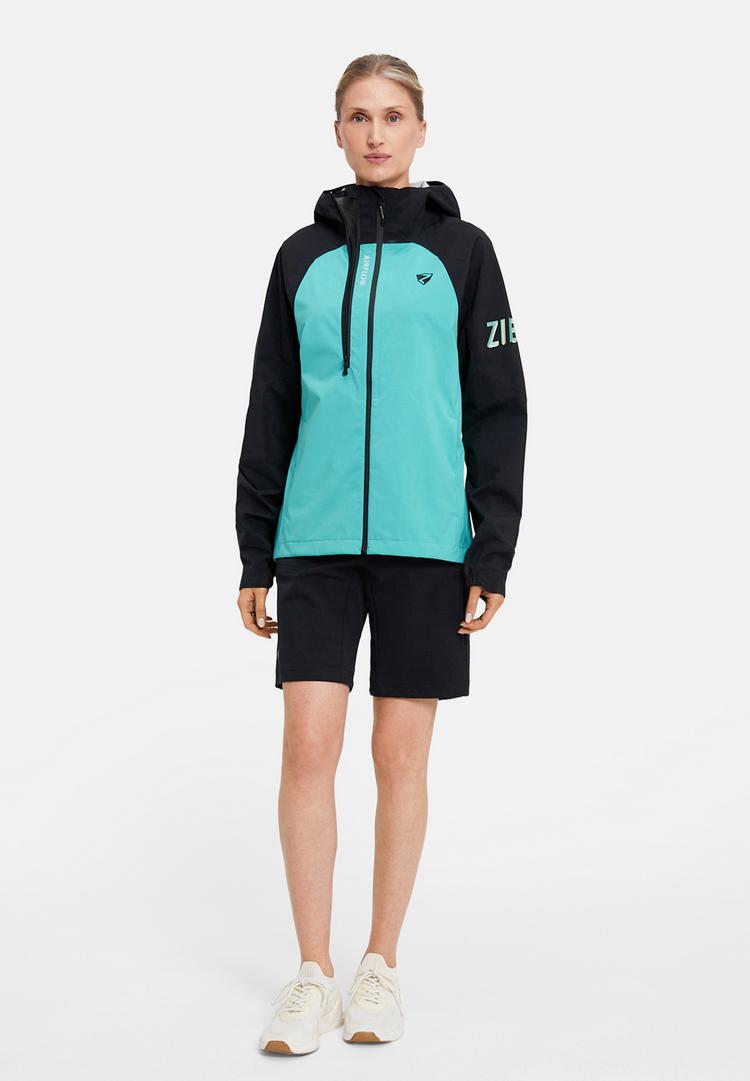 Ziener Ziener NEHLE-Z Fahrradjacke Damen - tropical teal.black - 1 | SportScheck