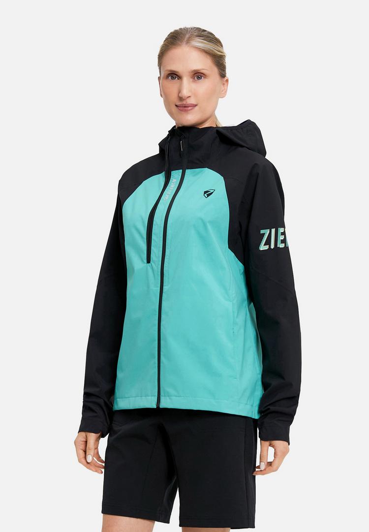 Ziener Ziener NEHLE-Z Fahrradjacke Damen - tropical teal.black - 2 | SportScheck