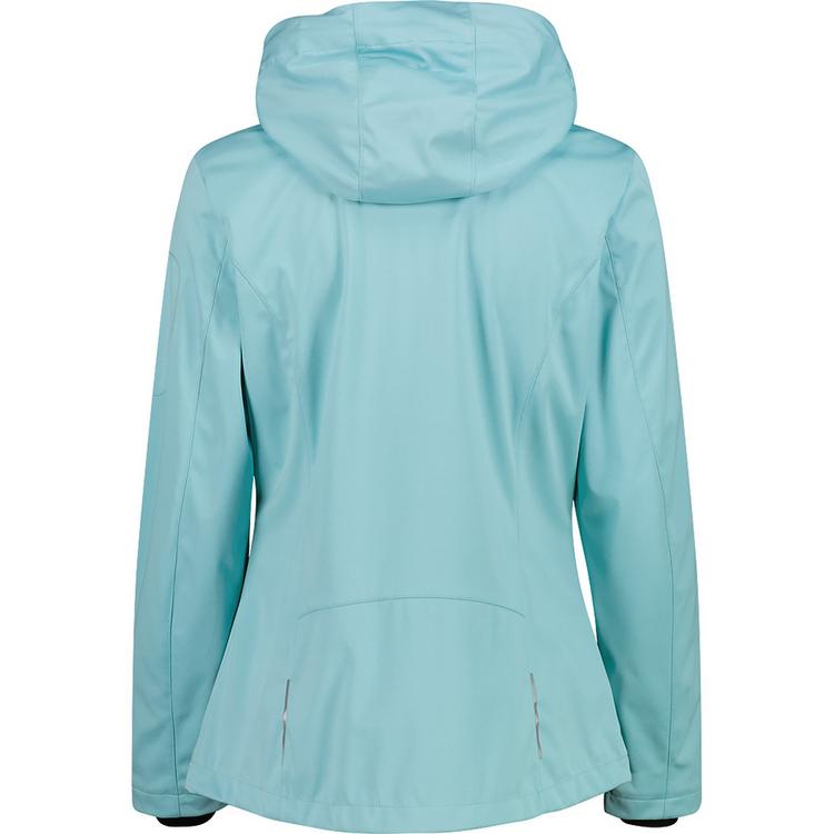 CMP CMP Woman Jacket Zip Hood Softshelljacke Damen - T&uuml;rkis2413 - 0 | SportScheck