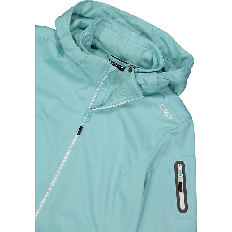 CMP CMP Woman Jacket Zip Hood Softshelljacke Damen - T&uuml;rkis2413 - 3 | SportScheck
